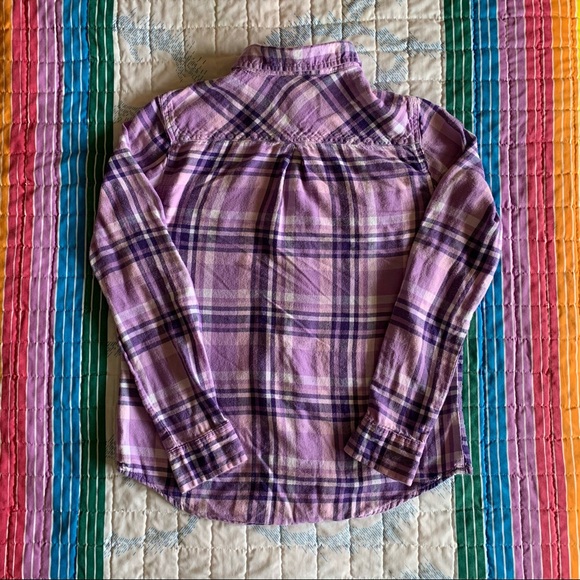 Purple Plaid Shirt - Picture 3 of 4